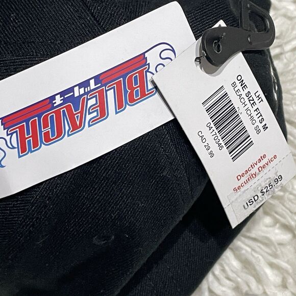 Bleach Ichigo Kurosaki Mens Hat Anime Elite Snap Back Adjustable New Bioworld - Picture 6 of 6